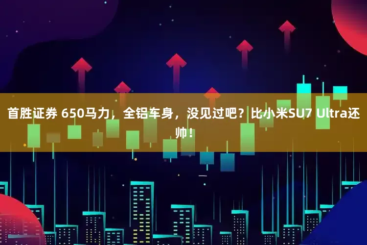 首胜证券 650马力，全铝车身，没见过吧？比小米SU7 Ultra还帅！